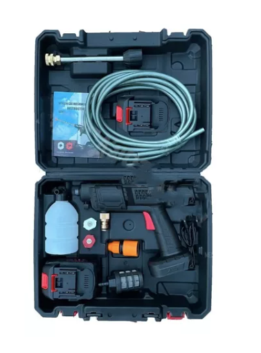 AquaJet Pro: Hidrolavadora portatil de 2 baterias